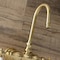 Kingston Brass AE5T7 3-3/8 Inch Wall Mount Tub Faucet, Brushed Brass AE5T7 - alternate 6